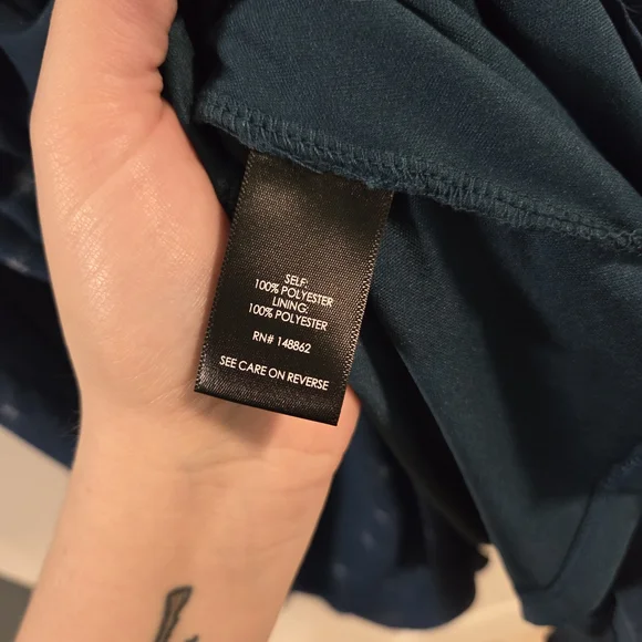 Torrid Midi Chiffon Pleated Dress- Size 0x - Picture 9 of 10